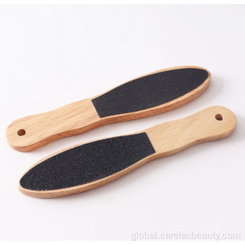 Foot File Double Sided foot spa pedicure wood foot file Manufactory